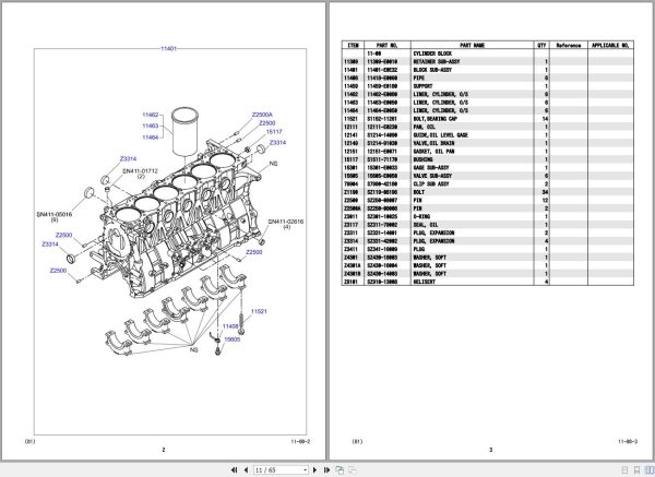 Kobelco Crawler Crane CKS600 Parts Catalog S3FP04201ZO04 3