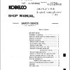 Kobelco Crawler Crane LSD800C Safety Device Electrical Diagrams 1