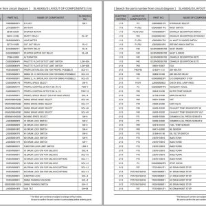 Kobelco Crawler Crane SL4500 Electric Hydraulic Circuit Diagrams 1
