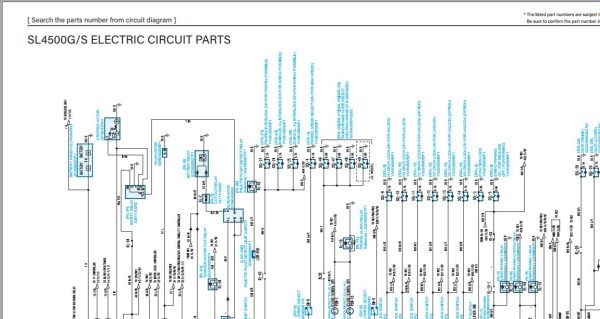Kobelco Crawler Crane SL4500 Electric Hydraulic Circuit Diagrams 5