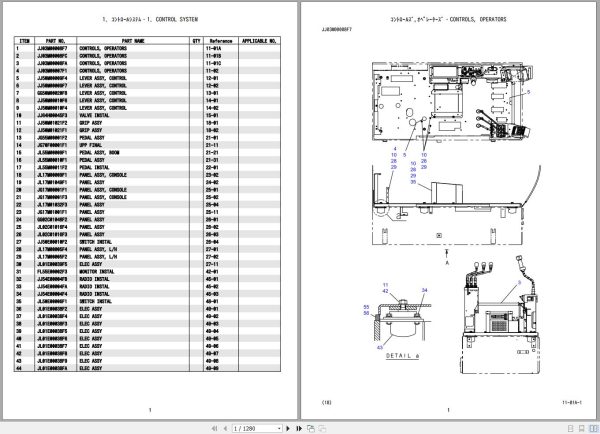 Kobelco Crawler Crane SL4500 Parts Catalog S3JF01003ZO 1