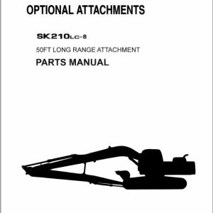 Kobelco Excavator SK210LC 8 Parts Catalog S3YNT3702ZE01 1
