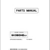 Kobelco Excavator SK380HDLC Parts Catalog S3LCB0001ZE04 1