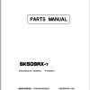 Kobelco Excavator SK50SRX 7 Parts Catalog S3PH00028ZE03 1