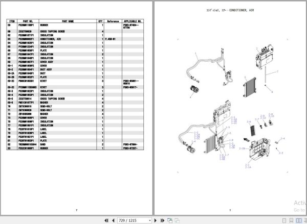 Kobelco Excavator SK55SR 6 Parts Catalog S3PS00013ZJ02 2