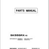 Kobelco Excavator SK55SRX 6E Parts Catalog S3PS00014ZE14 1