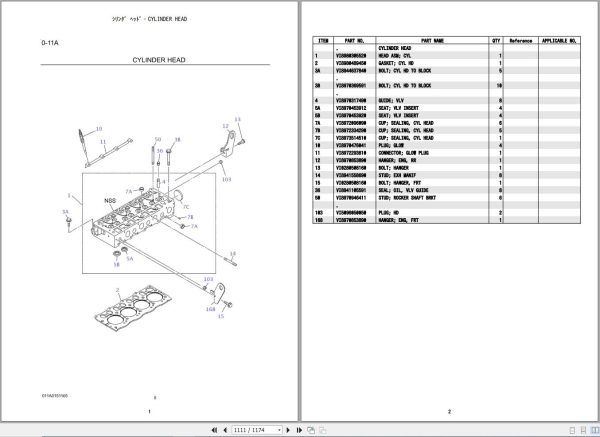 Kobelco Excavator SK75SR 3 SK75SRD 3 SEPARATE BOOM Parts Catalog 3