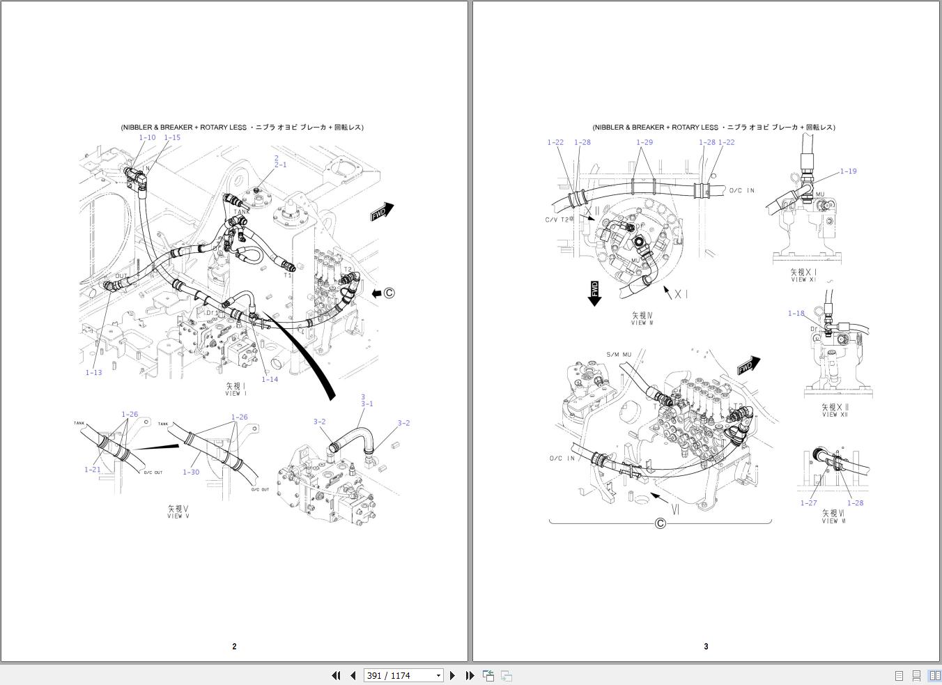 Kobelco Excavator SK75SR 3 SK75SRD 3 SK75SR 3F Parts Catalog 2