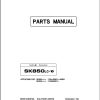 Kobelco Excavator SK850LC 10 Parts Catalog S3LY00014ZE06 1