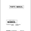 Kobelco Excavator SK85CS 7 Parts Catalog S3LF00024ZE10 1