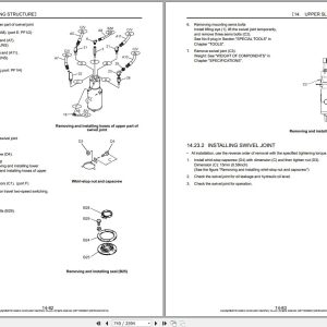 Kobelco Hydraulic Excavator SK140SRLC 7 Shop Manual S5YY0036E01 4