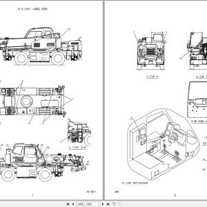 Kobelco Rough Terrain Crane RK130 1 Parts Catalog S3EK01101ZO 1