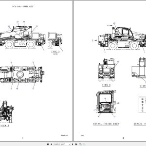 Kobelco Rough Terrain Crane RK130 2 Parts Catalog S3EK05301ZO 1