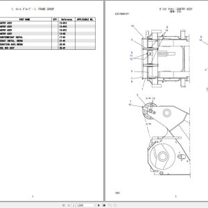 Kobelco Rough Terrain Crane RK250 6 Parts Catalog S3EZ02020ZO 1