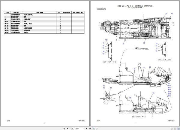 Kobelco Rough Terrain Crane RK250 6 Parts Catalog S3EZ02020ZO 2