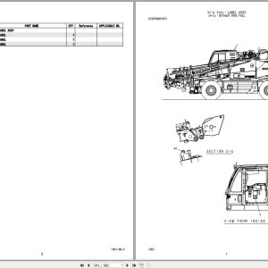 Kobelco Rough Terrain Crane RK250 8 Parts Catalog S3EE03001ZO 1