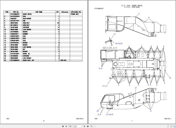 Kobelco Rough Terrain Crane RK500 2 Parts Catalog S3ET02020ZO 2