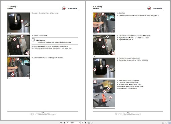 Kramer Telehandlers 4209 to 5509 Repair Manual 1000384654 2