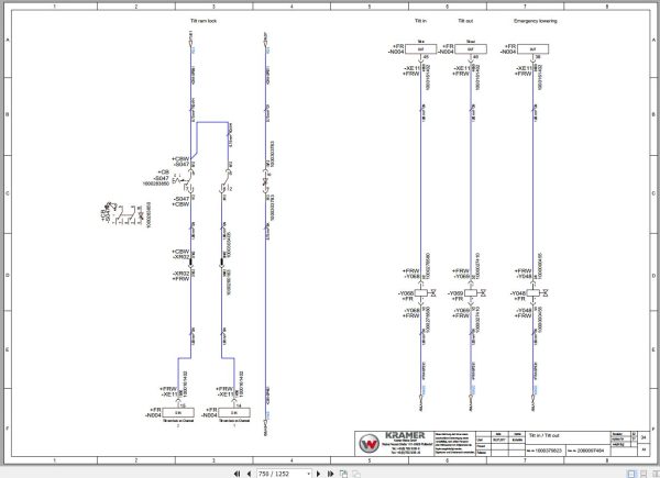 Kramer Telehandlers 4209 to 5509 System Manual 1000384668 3
