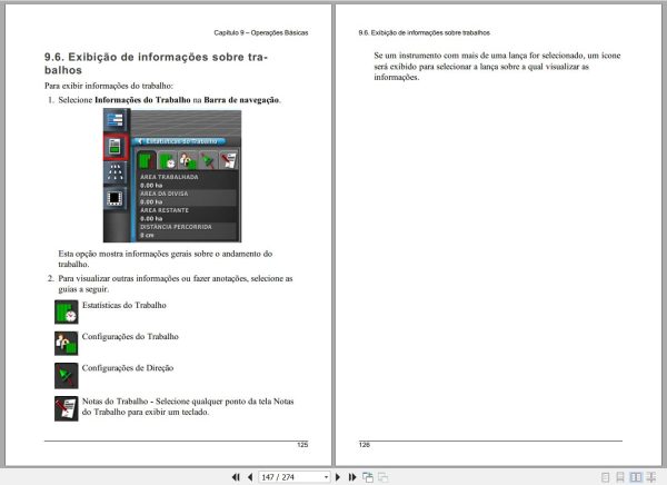 Landini Guidance and Auto Steering X25 Console Operators Manual 6645692A1 PT 2