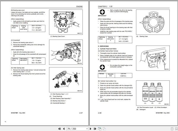 Landini Tractor 1 55 Series Service Manual 6510279M1 EN 2