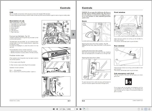 Landini Tractor 2 045 STD 2 055 GE Operators Maintenance Manual 6627124A2 EN 2