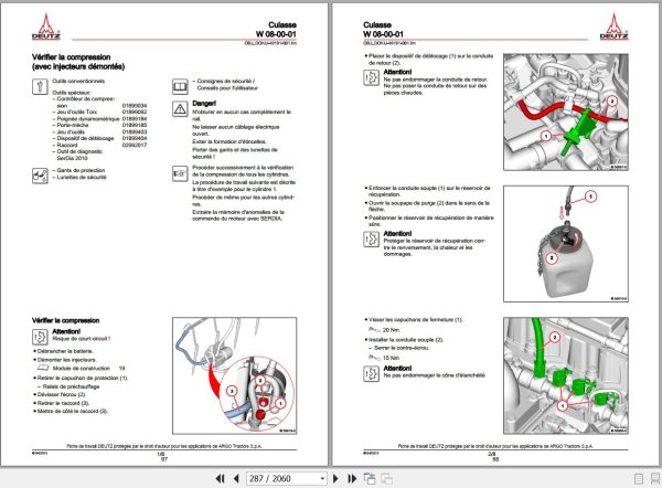 Landini Tractor 4 060 to 4 105 Service Manual 6526590M3 FR 2