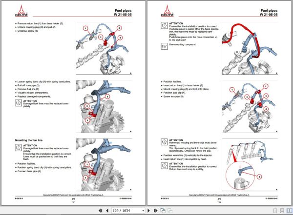 Landini Tractor 4 070D 4 080D 4 090D Service Manual 6638463A1 EN 2
