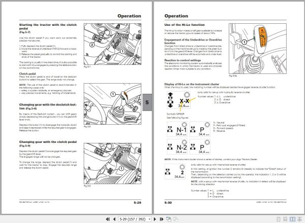 Landini Tractor 4 095 4 100 4 110 Operators Maintenance Manual 6627327A2 EN 2