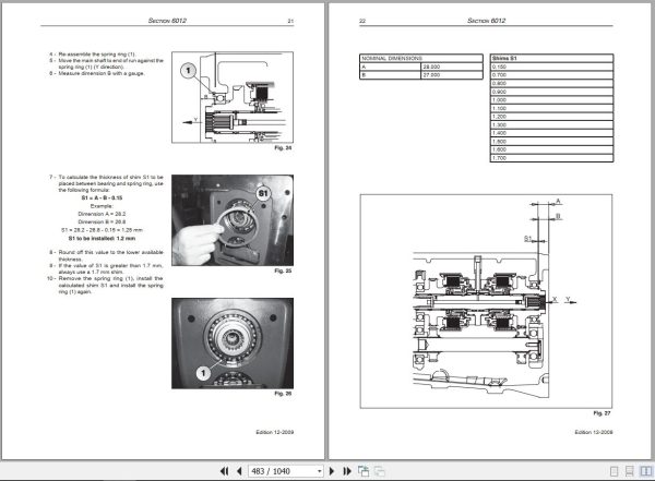 Landini Tractor 5 080H to 5 110H Service Manual 6503112M1 EN 2