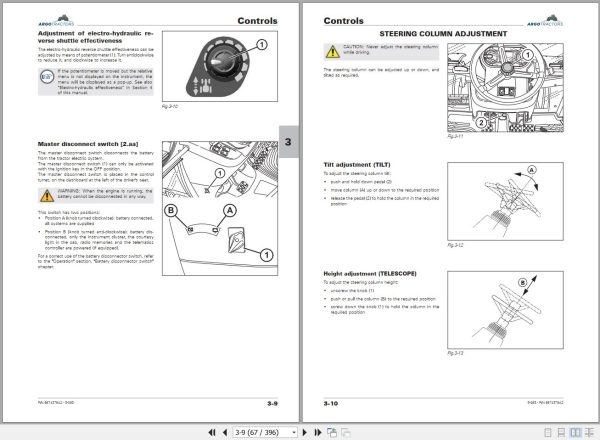 Landini Tractor 5 085 Operators Maintenance Manual 6674379A2 EN 2