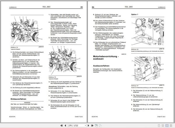 Landini Tractor 5 090H 5 100H 5 110H 5 115H Service Manual 6523671M1 DE 2