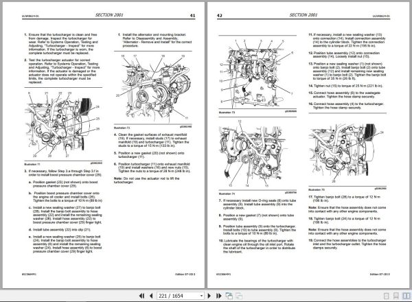 Landini Tractor 5 090H to 5 115H Service Manual 6523664M1 EN 2