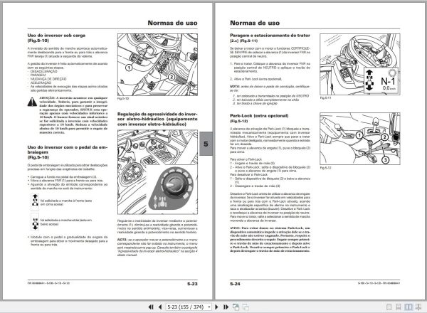 Landini Tractor 5 100 5 110 5 120 Operators Maintenance Manual 6648684A1 PT 2