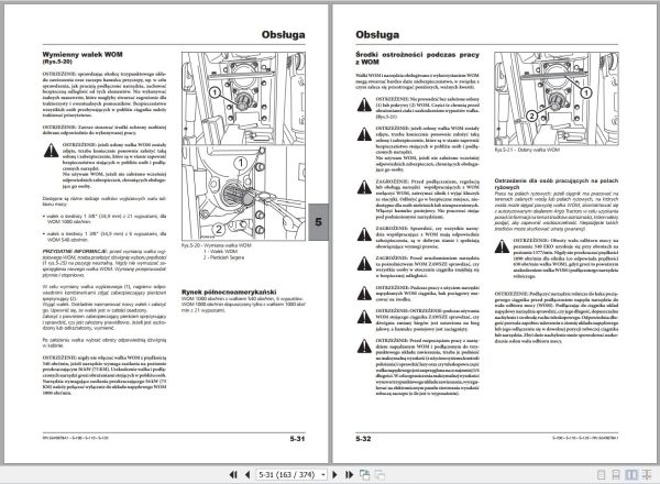 Landini Tractor 5 100 5 110 5 120 Operators Maintenance Manual 6649878A1 PL 2