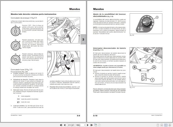 Landini Tractor 5 105 5 115 5 125 Operators Maintenance Manual 6646752A1 ES 2