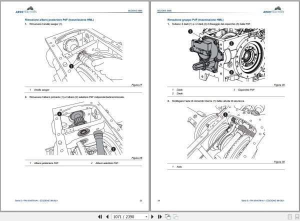 Landini Tractor 5 105 5 115 5 125 Service Manual 6646781A1 IT 2