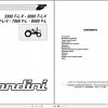 Landini Tractor 5560F to 8560L Operators Maintenance Manual 3536252M92 EN 1