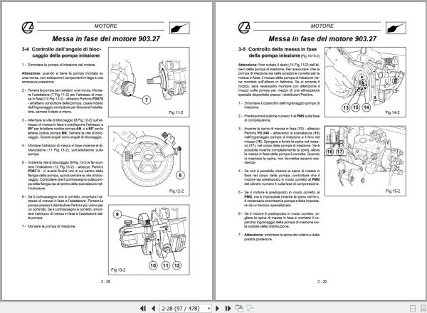 Landini Tractor 5860 8860 Evolution Service Manual 3667269M1 IT 2