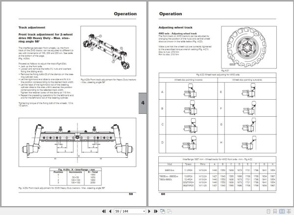 Landini Tractor 5865 to 8860s Operators Maintenance Manual 6520958M2 EN 2