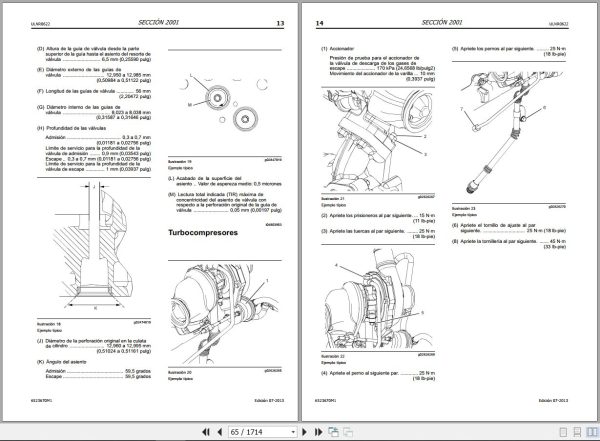 Landini Tractor 5H Series 5 090H to 5 115H Service Manual 6523670M1 ES 2