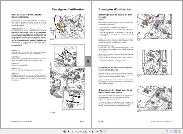 Landini Tractor 6 115H 6 125H 6 135H Operators Maintenance Manual 6622413A2 FR 2
