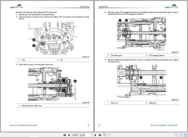 Landini Tractor 6 115H 6 125H 6 135H Service Manual 6635529A2 EN 2
