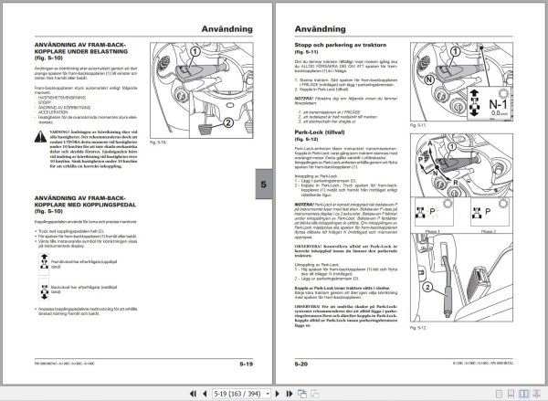 Landini Tractor 6 120C 6 130C 6 140C Operators Maintenance Manual 6601067A2 SV 2