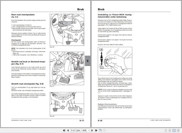 Landini Tractor 6 120C 6 130C 6 140C Operators Maintenance Manual 6601077A2 NO 2