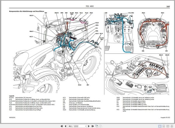 Landini Tractor 6 120C 6 130C 6 140C Service Manual 6603620A1 DE 2