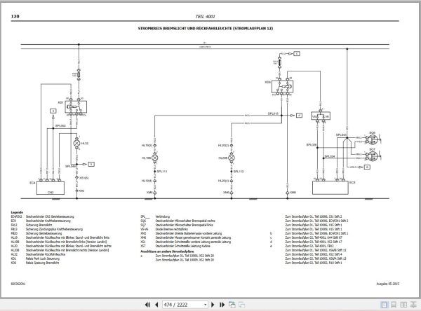 Landini Tractor 6 120C 6 130C 6 140C Service Manual 6603620A1 DE 3