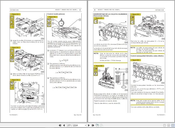 Landini Tractor 6 120C 6 130C 6 140C Service Manual 6603621A1 ES 2
