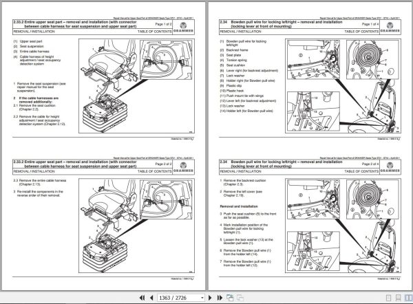 Landini Tractor 6 120C 6 130C 6 140C V SHIFT Service Manual 6629794A1 EN 2