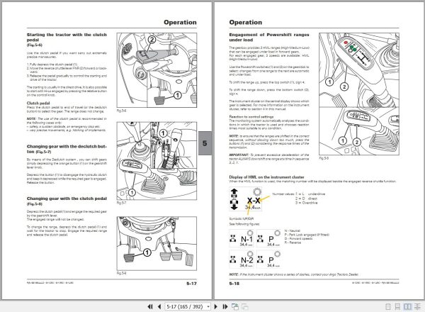 Landini Tractor 6 125C 6 135C 6 145C Operators Maintenance Manual 6618944A2 EN 2